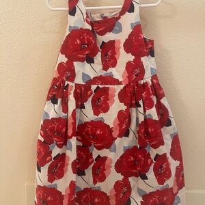 Janie and Jack Red Floral Dress